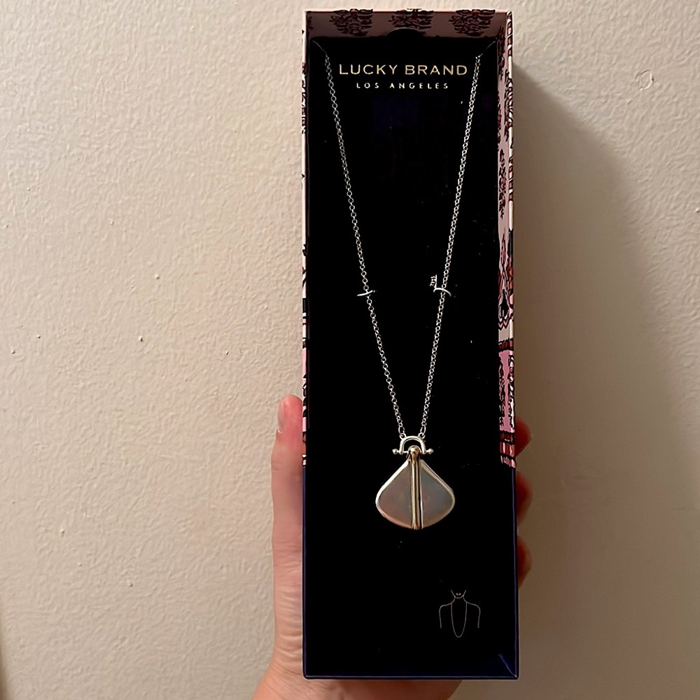 Lucky brand silver necklace